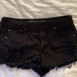 American Eagle Distressed Jean Shorts